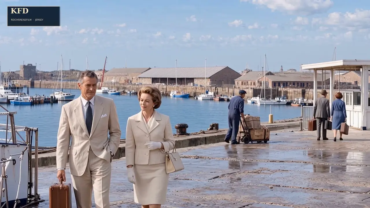 St Helier Harbour visitor film poster
